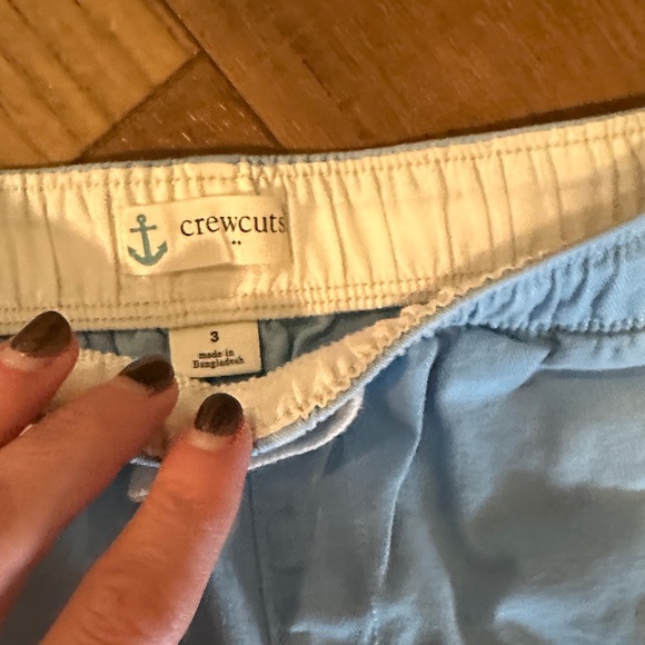 Crewcuts 3T Kids' Navy, Light Blue, and Tan Short Set - Picture 3 of 9